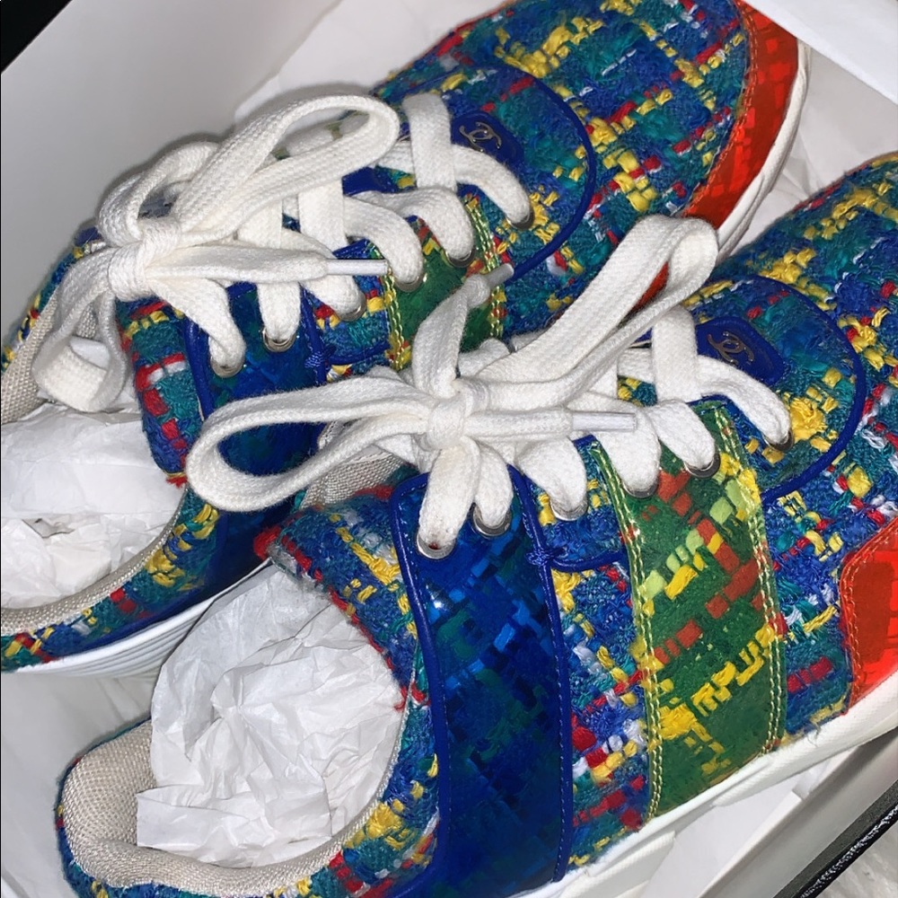 Chanel multicolored sneakers